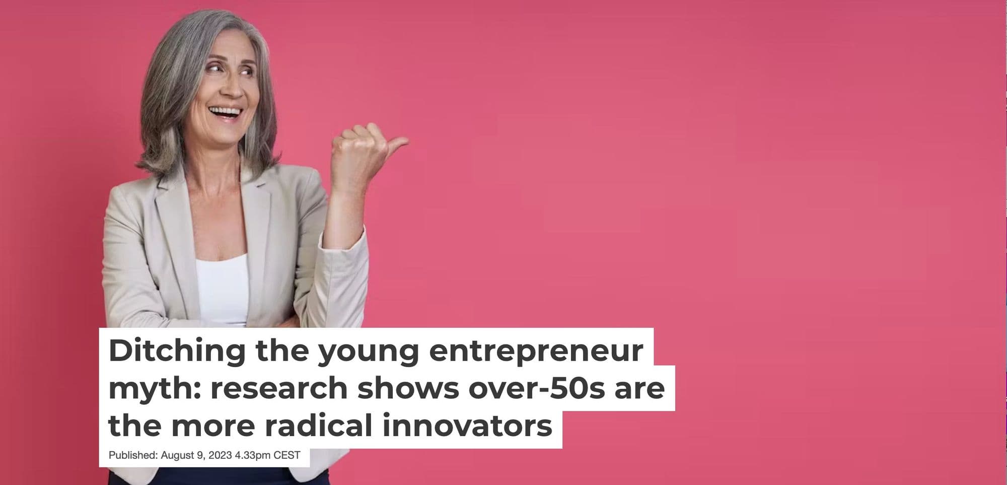 Are older founders more innovative?