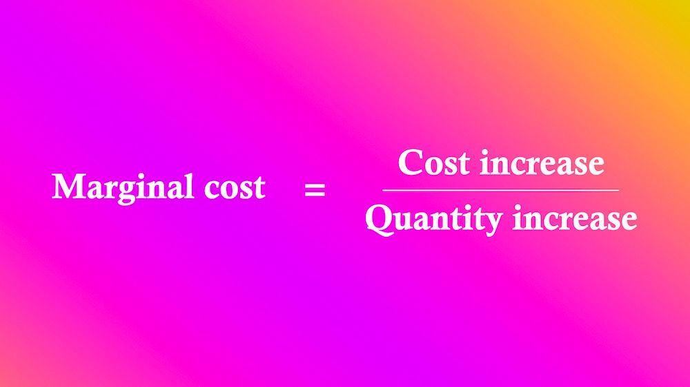Want to launch a startup? Look for low marginal cost.